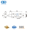 Stainless Steel Door Latch Lock Barrel Bolt for Front Door-DDDB029-SSS