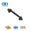 Stainless Steel China Factory Black Color Cast Iron Twisted Wrought Barn Door Handle Double Sided Door Handle-DDBD119