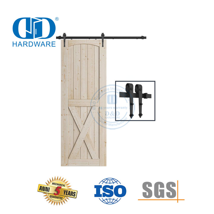 Stainless steel Door Hardware Accessory Bypass Barn Door Hardware Barn Wood Door Hardware-DDBD006