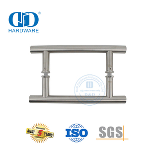 Hot Sale H Shape Stainless Steel Tube Pull And Push Shower Door Handle-DDPH001-A Φ22-SSS