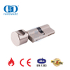 EN 1303 Bathroom Door Accessories Solid Brass Satin Nickel Cylinder-DDLC001-70mm-SN