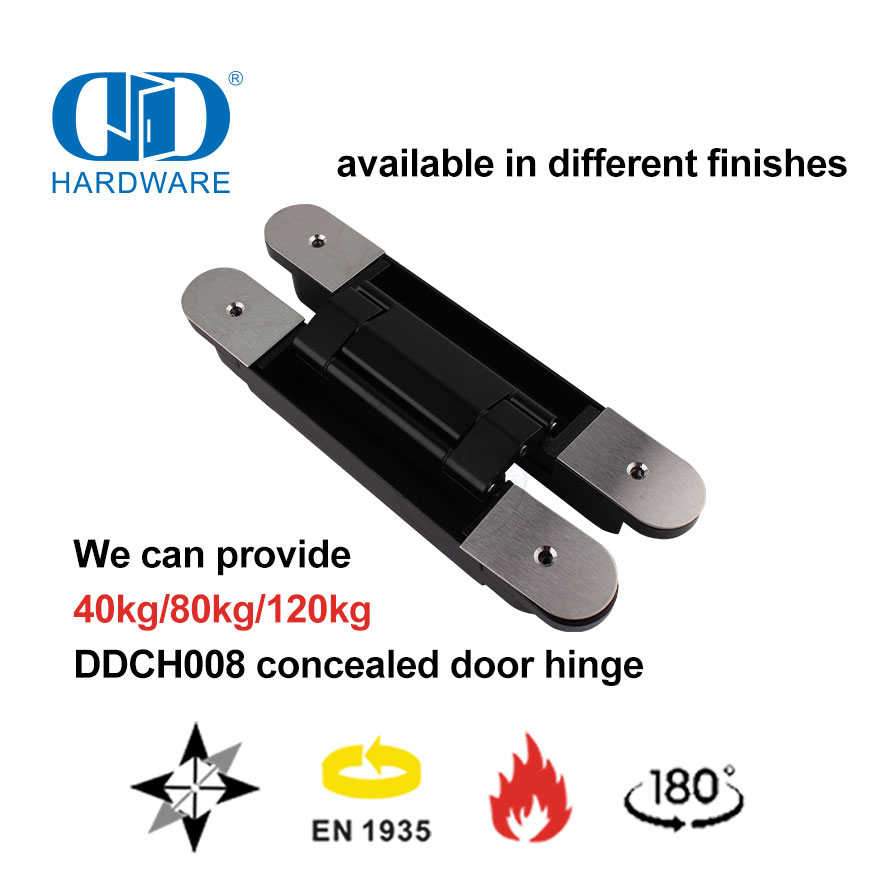 EN1634 Fire Proof Concealed Door Hinges for Commercial Hotel
