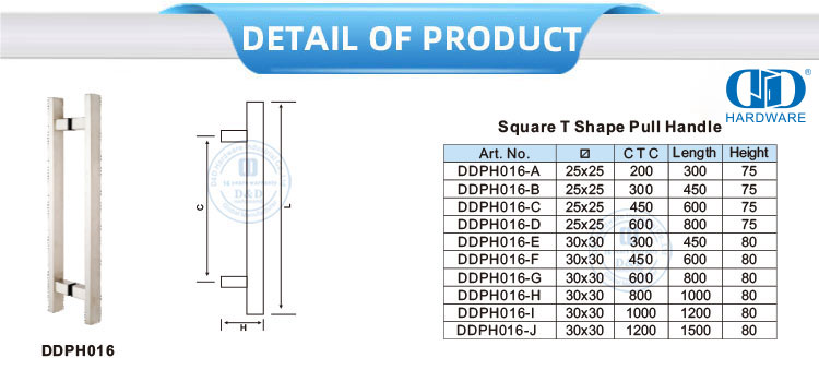 Commercial Door Pull Handle