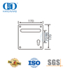 Factory Supply Hotel Fire Building Entry Door Stainless Steel Lever Handles-DDTP001-SSS