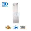 Decorative Hardware Stainless Steel Push Pull Handle With Plate Sign Plate Door Fittings Interior Door Pull Handle-DDPH024