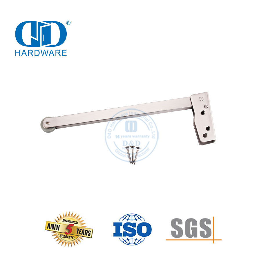 High Quality Stainless Steel UL Fire Rated Heavy Duty Non-handed Smoothly Selector Door Coordinator For Timber Metal Door-DDDR002-B