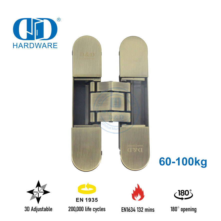 antique brass concealed hinges