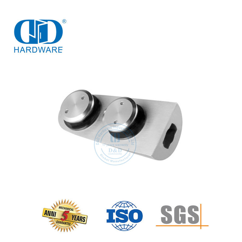 Stainless Steel Bottom Door Pivot Glass Door Hardware Pivot Patch Fitting Upper Pivot-DDGP012