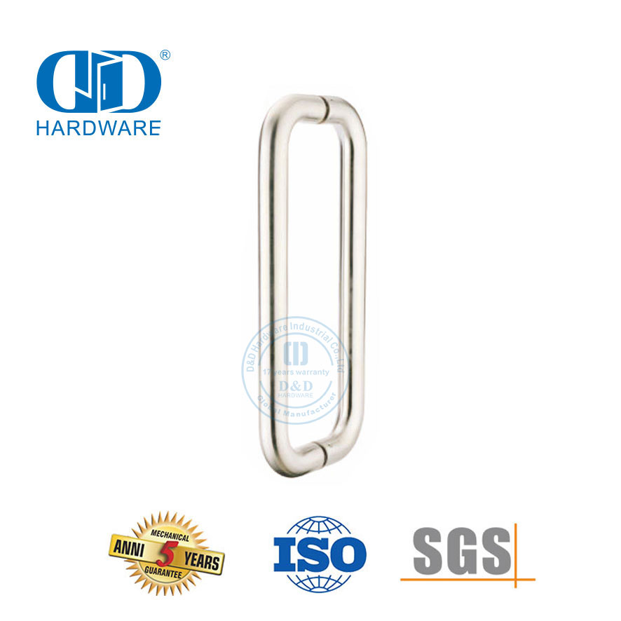 Stainless Steel Commercial Application Glass Door Handles D Pull Handle-DDPH007