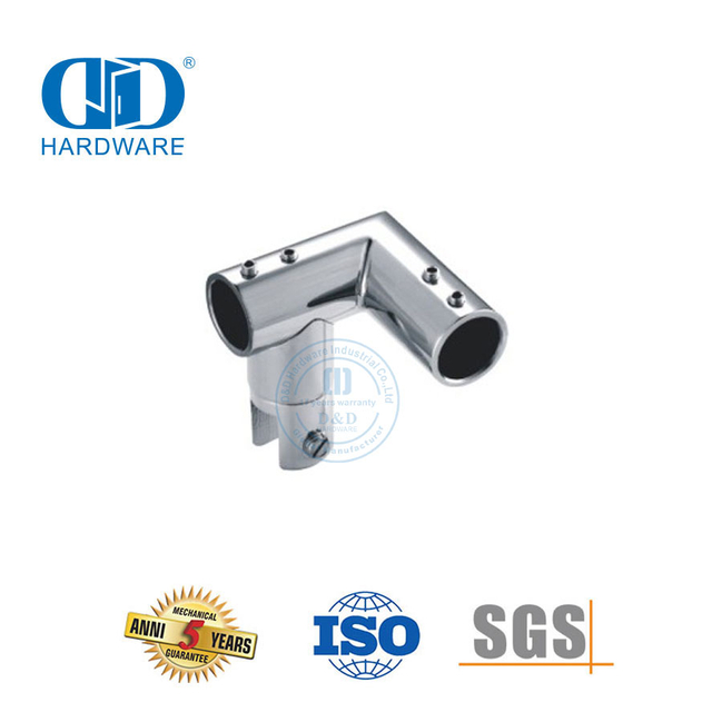 Stainless Steel Top Marine Hardware Folding Swivel Connector Fittings Glass Panel Bracket Connector-DDSC040