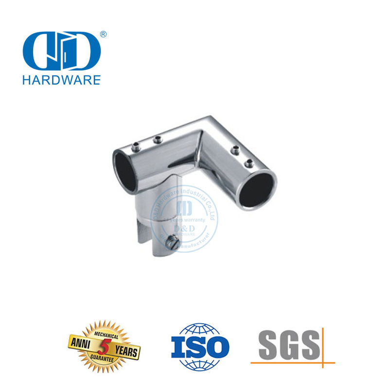 Stainless Steel Top Marine Hardware Folding Swivel Connector Fittings Glass Panel Bracket Connector-DDSC040