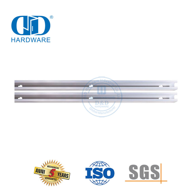 Stainless Steel Modern Style Bypass Barn Door Hardware Barn Door Sliding Door Track Furniture Hardware-DDBD069