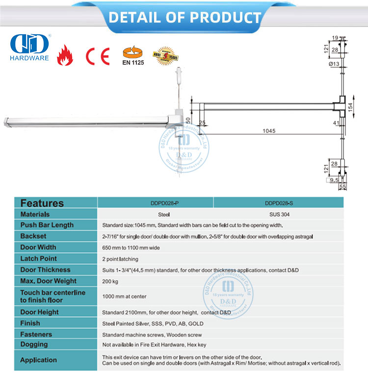 Push Rod Lock