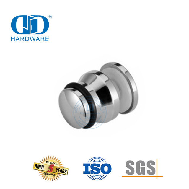 Stainless Steel Sliding Door Hardware Shower Door Sliding System Round Glass Connector-DDSL002-4