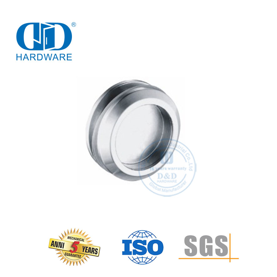 Stainless Steel Durable Glass Fittings Hanging Roller Glass Sliding Door For Bathroom Door-DDGS003