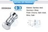 Furniture Accessories Metal Hardware Polish Bathroom Shower Glass Door Handle Knob-DDSK004