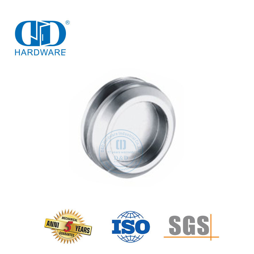 Stainless Steel Furniture Hardware Glass Fitting Glass Hardware Bathroom Handle Knob-DDSL002-8