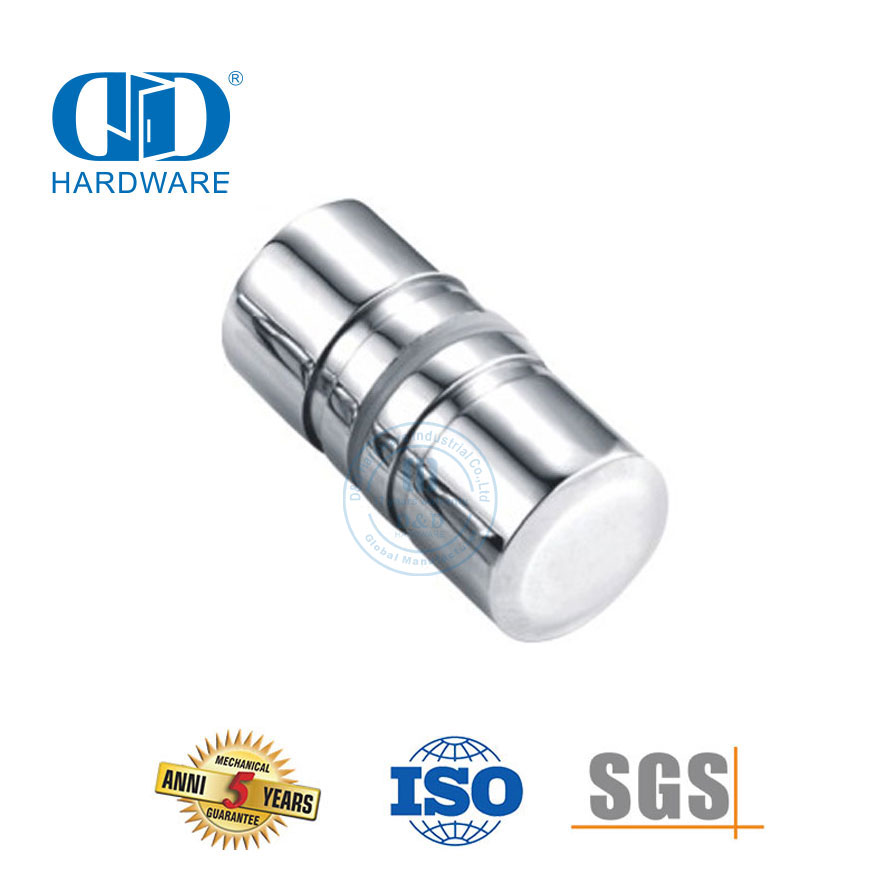 Customized Aluminum Door Handle Lock Knob Door Shower Knob Glass Door Knob-DDSK009