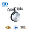 Stainless Steel Door Clamp Soft Close Wall Mounted Wheel Hanging Type Glass Fitting For Sliding Single Door-DDGS134
