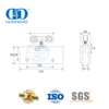 China Manufacturer Door Clamp Stainless Steel Iron Shower Door Roller Sliding Door Tube Glass Hardware For Bathroom-DDGS137