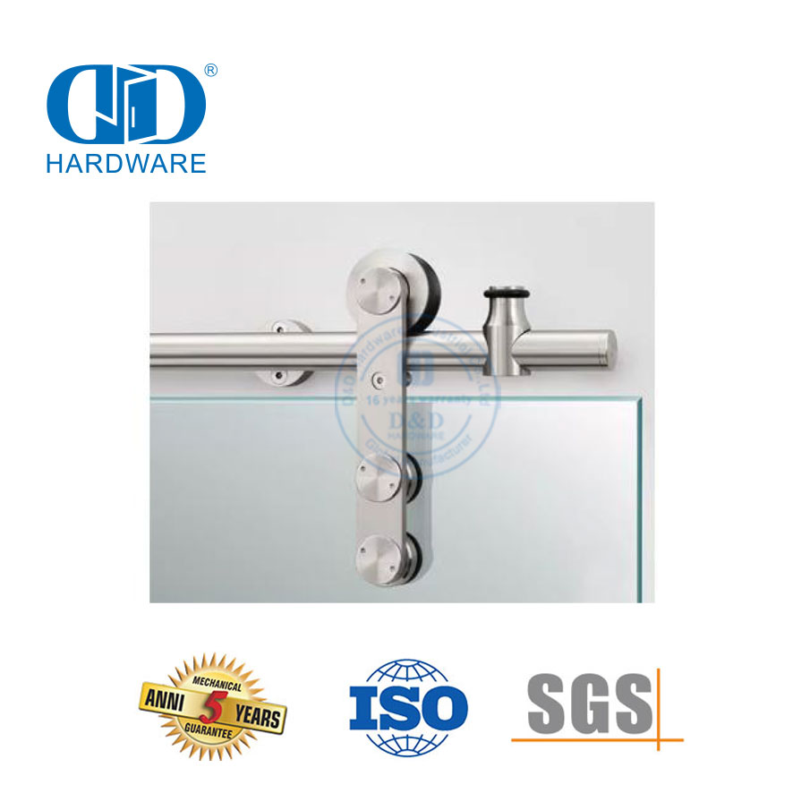 Security Stainless Steel Barn Glass Door Hardware Steel Garage Hardware Building Hardware-DDBD045