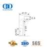 Stainless Steel Bathroom Support Bar Bracket Brushed Glass Door Accessory Pipe Connector-DDSC015