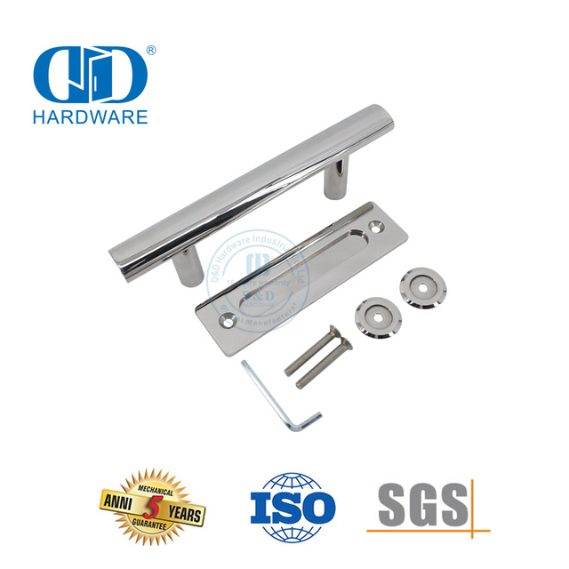 Stainless Steel Pss Finish Cabinet Closet Door Accessories Barn Pull Push Handle Tubular Pull Handle-DDBD101 PSS