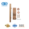 Stainless Steel Rose Gold Double Sided Push Pull Barn Door Handle Furniture Finger Pull Door Handle-DDBD102 SRG