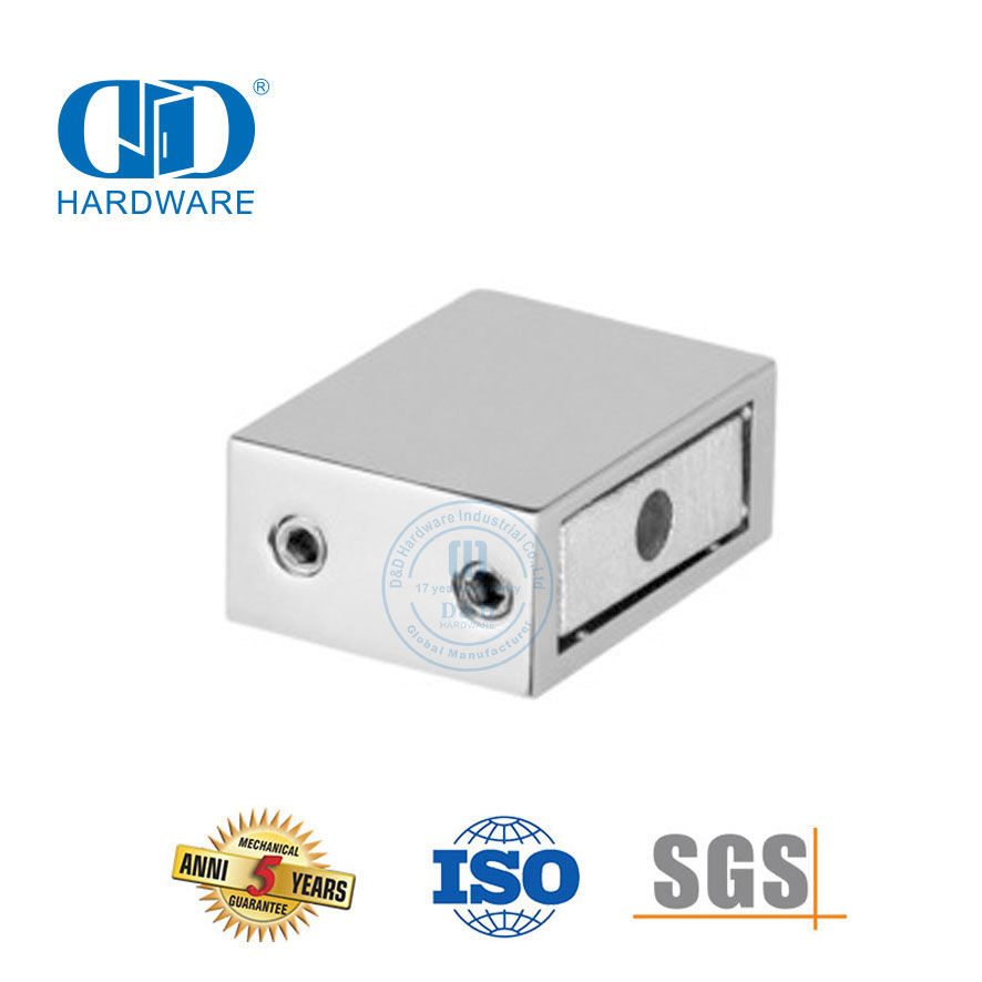 Stainless Steel Bathroom Glass Door Accessory Commercial Shower Cubicles Glass Door Connector-DDSC018