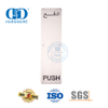 High Quality Push Plate SUS304/316 Door Accessories Sign Plate Apartment Metal Lavatory Door Signature Plate-DDSP012