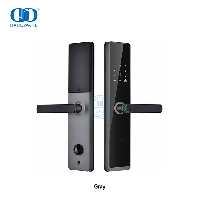 Electronic Keyless Smart Password Code Digital Biometric Fingerprint Door Handle Lock With Key -DDDL008