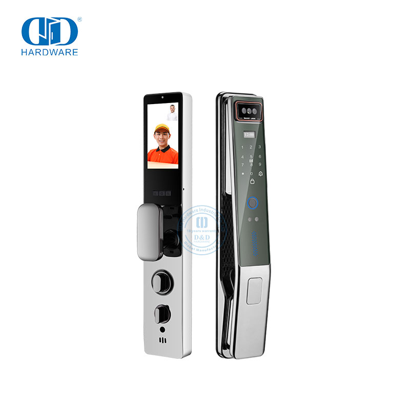 Quick Open Security Fingerprint Password Digital Electronic IC Card Alarm Smart Door Lock-DDEL015