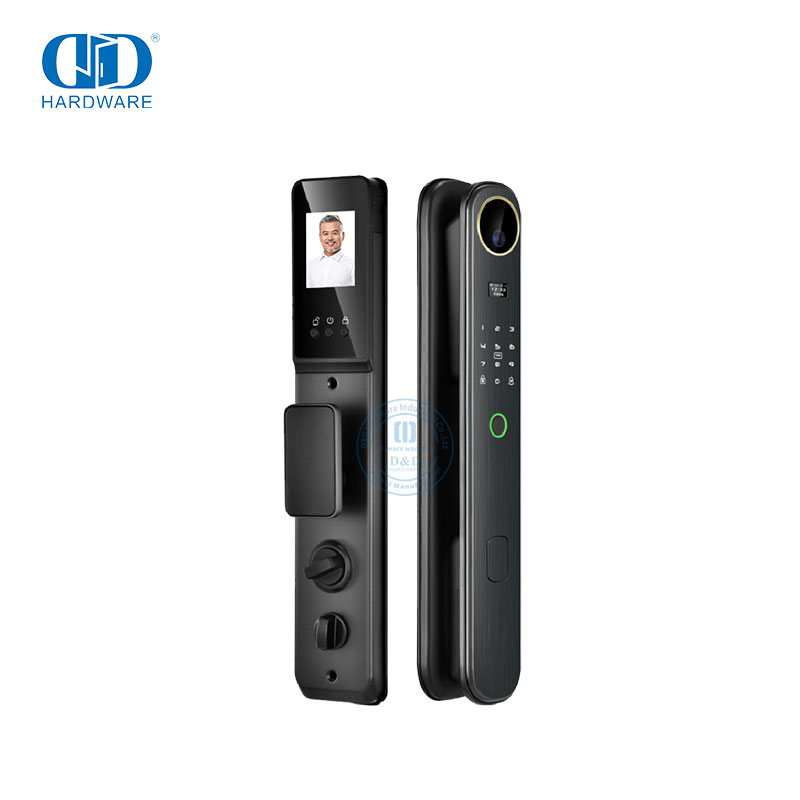 Facial Recognition Fingerprint Outdoor Smart Door Lock with Camera Remote Video Call-DDEL024