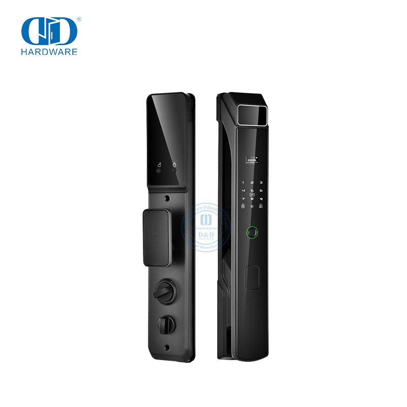 Digital Card Security Safe Electronic Fingerprint Remote Control Smart Door Lock with Camera and Audio-DDEL023