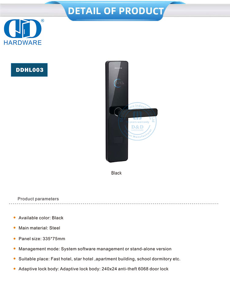 card key smart lock