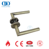 EN 1906 Certification Antique Brass Lever Type Flush Outside Door Handle-DDTH003-AB
