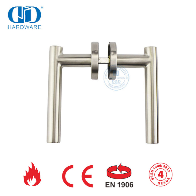 EN 1906 Good Quality Straight Tubular Type Lever Handle-DDTH009-SSS
