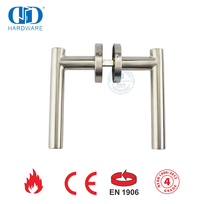 EN 1906 Good Quality Straight Tubular Type Lever Handle-DDTH009-SSS