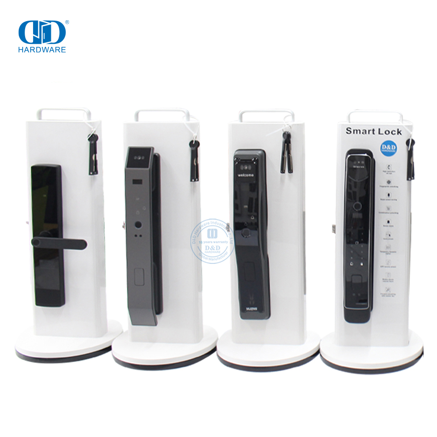 Front Door Handle Electronic Fingerprint Smart House Lock with Screen-DDDL001