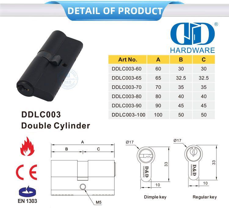 Commercial Door Lock Cylinder