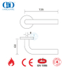 SUS 304 No Spring EN 1906 Grade 4 Lever Door Handle-DDTH002-SSS