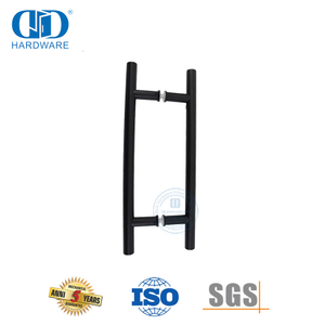 Bolt Through Fixing Matte Black Classic Type T Bar Pull Handle-DDPH001-D-MB