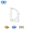 Customized Special Circular Shape Stainless Steel Shower Room Office Building Tempered Glass Door Handle-DDPH008