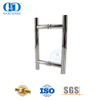 SUS304 H Shape Round Frameless Glass Door Hardware Ladder Mounting Pull Handle-DDPH001-A Φ22-PSS