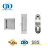 Door Handle Pull And Flush Hardware Set Black Powder Coated Finish Large Rustic Metal Door Handle-DDFH024