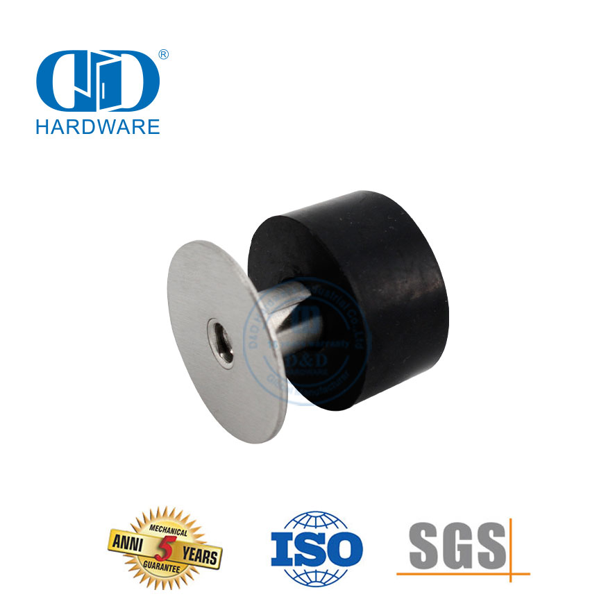 Stianless Steel Security Load Washer Metal Door Stopper with Outside Door-DDDS044