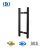 Matte Black Finish Stainless Steel Pull Handle for Residential Glass Door-DDPH016-D-MB