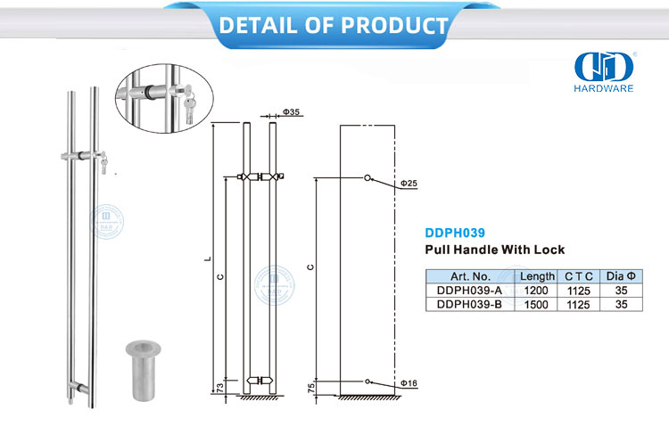 Locking Ladder Pull Handle