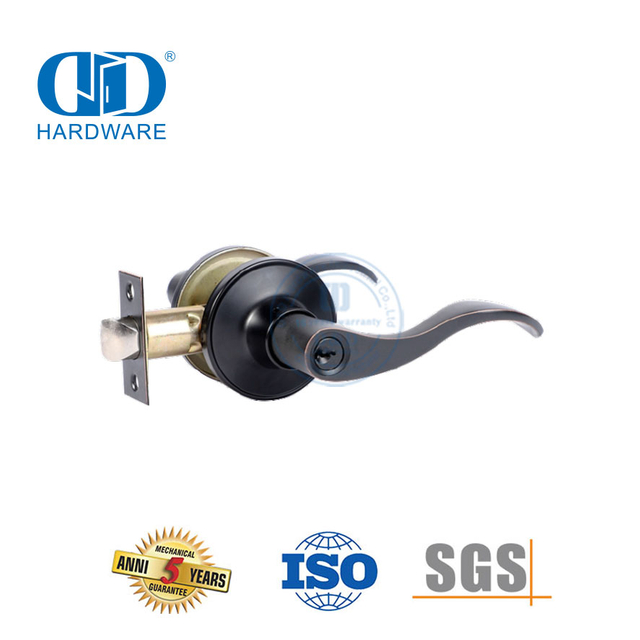 Excellent Ironmongery Standard Duty Cylinder Tubular Type Easy Installation Lockable Knob Lockset For Entrance Entry Door-DDLK024