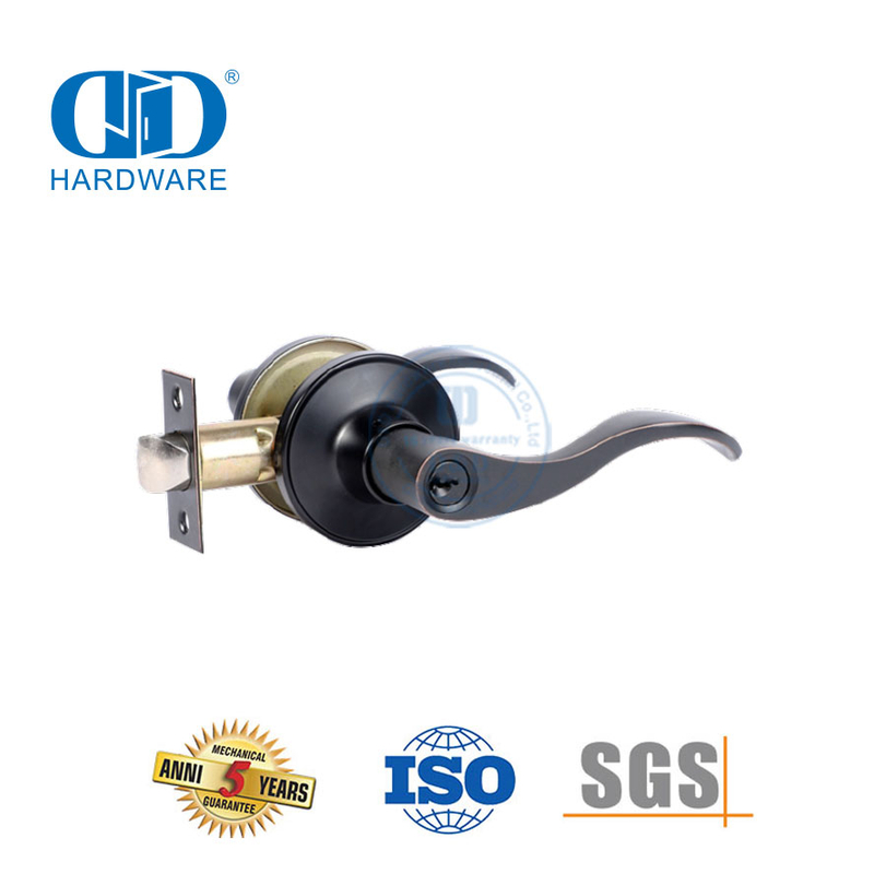 Excellent Ironmongery Standard Duty Cylinder Tubular Type Easy Installation Lockable Knob Lockset For Entrance Entry Door-DDLK024